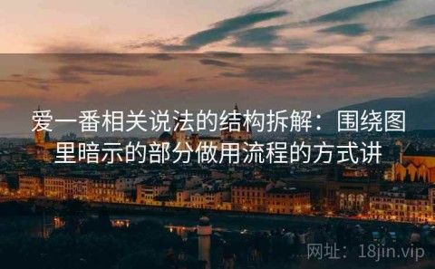 爱一番相关说法的结构拆解：围绕图里暗示的部分做用流程的方式讲